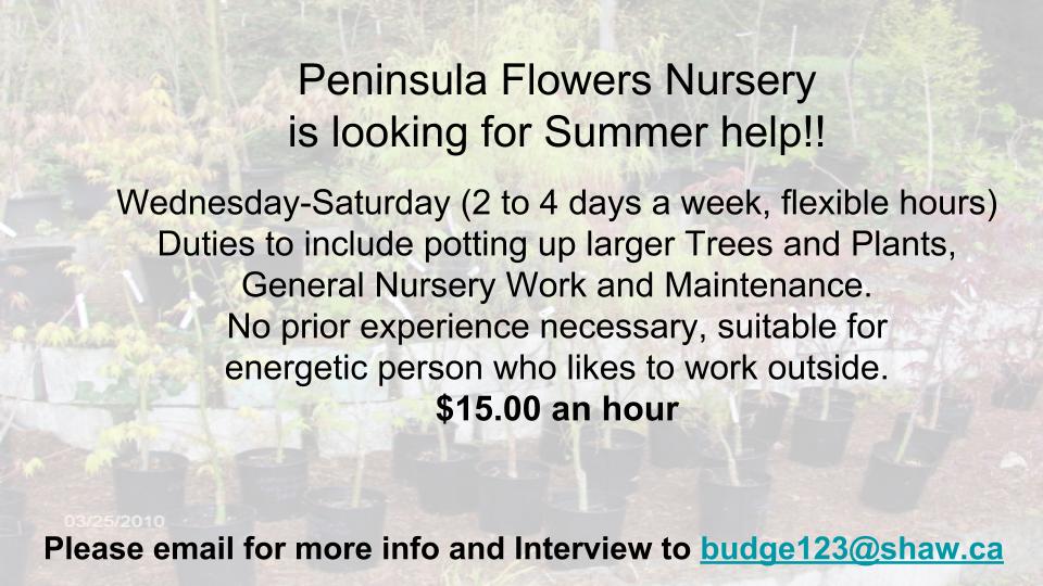 Peninsula Flowers Nursery